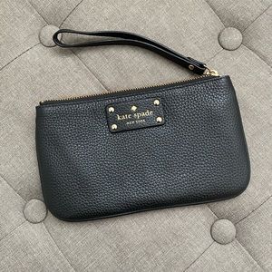 Kate Spade Pebbled Leather Wristlet
